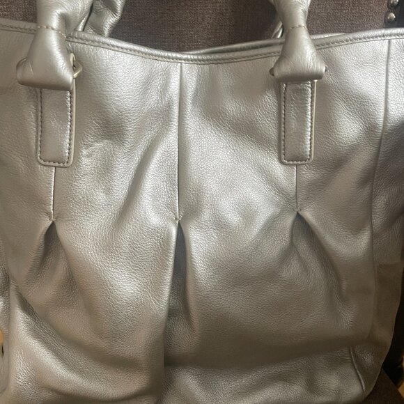 Cole Haan Hazelle Pebbled Leather Tote Bag - Picture 5 of 11